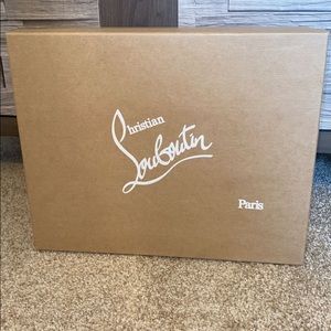 Authentic Christian lv Paris shoe box